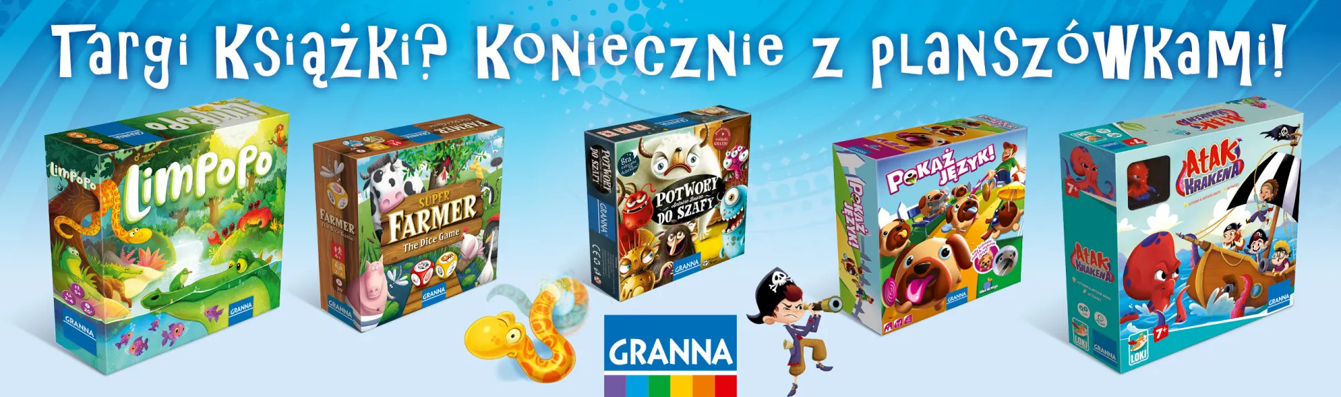 Targi Książki? Koniecznie z planszówkami Granna!