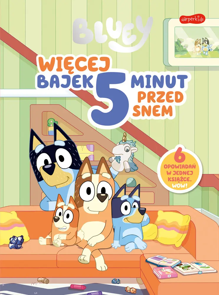 Bluey. Więcej bajek 5 minut przed snem - Książki